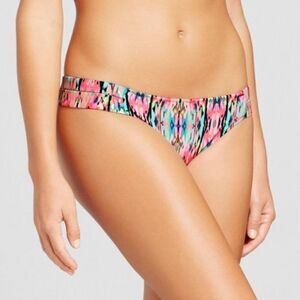 NWOT Shade & Shore Pink Multi Swimsuit Bottoms